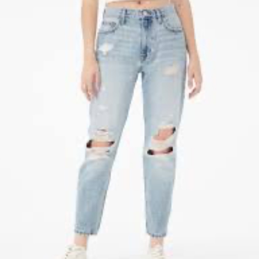 American Eagle Outfitters High Rise Light Blue Jeans